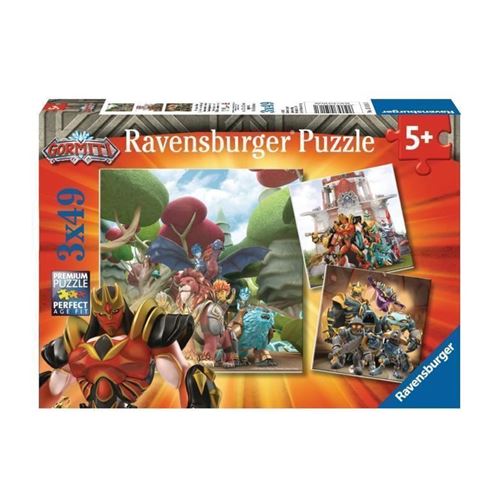 RAVENSBURGER - Puzzles 3x49 pieces Le Bien contre le Mal / Gormiti