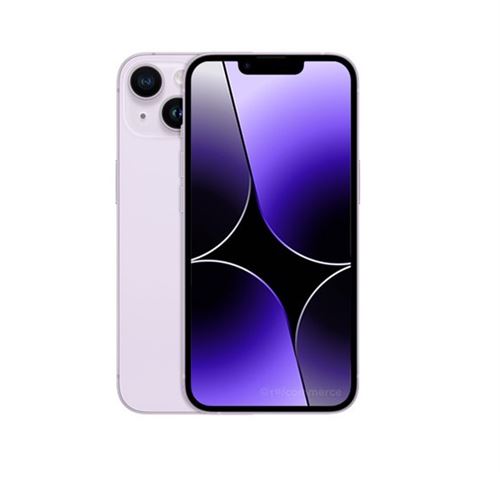 APPLE iPhone 14 6,1'' 128 Go Mauve - Reconditionné Avec Batterie neuve