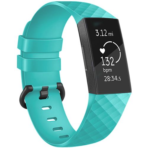 iMoshion Bracelet sportif en silicone Fitbit Charge 2 - Bleu / Blanc