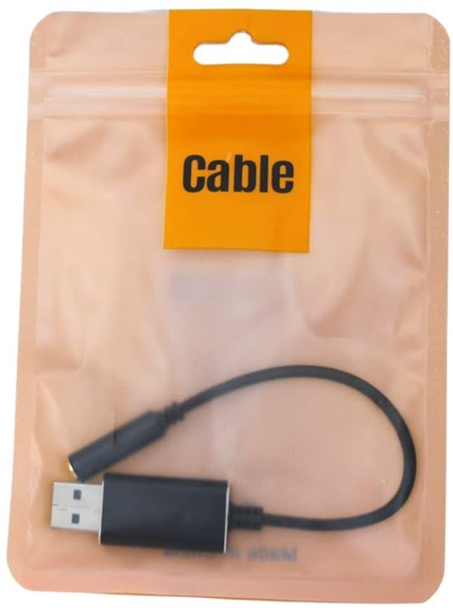Ordinateur Portable Adaptateur Jack USB avec Microphone Carte Son USB PC Casque pour PS4 Ovegna Adaptateur USB Audio vers Jack 3,5 mm