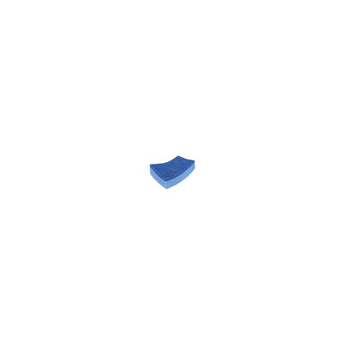 Lot Vileda de 3 éponges bleues avec grattoir