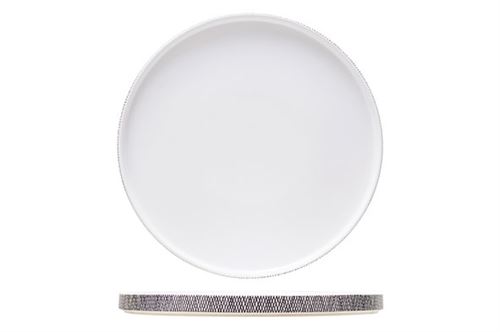 C&T Mirissa - Assiettes plates - D32cm - Céramique - (Lot de 3)