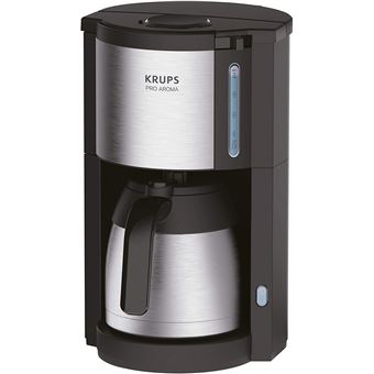cafetière électrique de 1,25L pour 10 a 15 tasses avec verseuse isotherme gris noir KM305D10 krups - 1