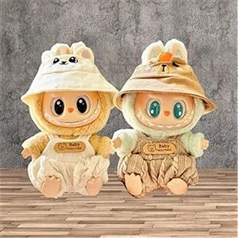 2 Tenues Pour Poupée Labubu 17 Cm – Vêtements Doux Et élastiques – Accessoire De Collection – Sans Poupée