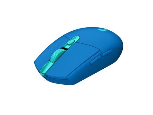 Logitech G G305 - Muis - optisch - 6 knoppen - draadloos - LIGHTSPEED - USB draadloze ontvanger - blauw