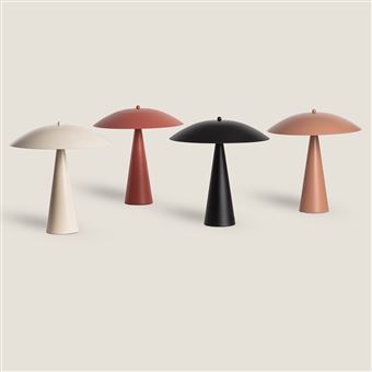 TechBrey Lampe à Poser Métal Irmah Beige - 1