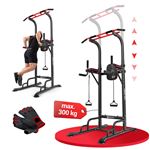 Support de musculation pour squat, support d'haltères multifonctionnel avec crochet, fixation de rangement pour plaque de poids, supports de presse de banc gratuits réglables, charge maximale de | FR