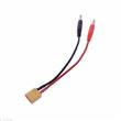 YUNIQUE Câble XT60 30 Cm 14AWG – 2 Pièces Connecteur Femelle XT60 Et Fiche Banane 4mm – Silicone Noir/Rouge/Jaune