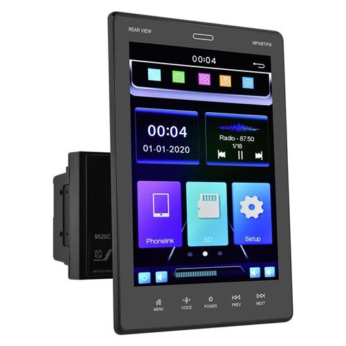 Autoradio Écran Vertical 9.5 Pouces Bluetooth Carplay USB FM HD YONIS