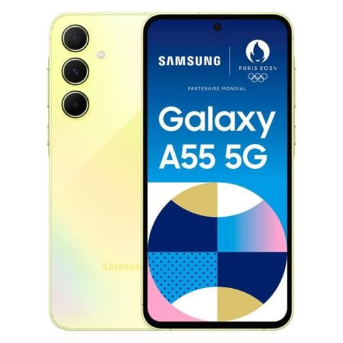 Smartphone Telephone Samsung Gala y A55 128 Go 5G Lime