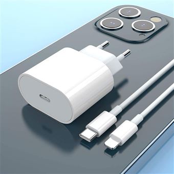 Chargeur rapide 20w + cable usb-c lightning pour iphone se 2020 -  visiodirect - Chargeur pour téléphone mobile - Achat & prix
