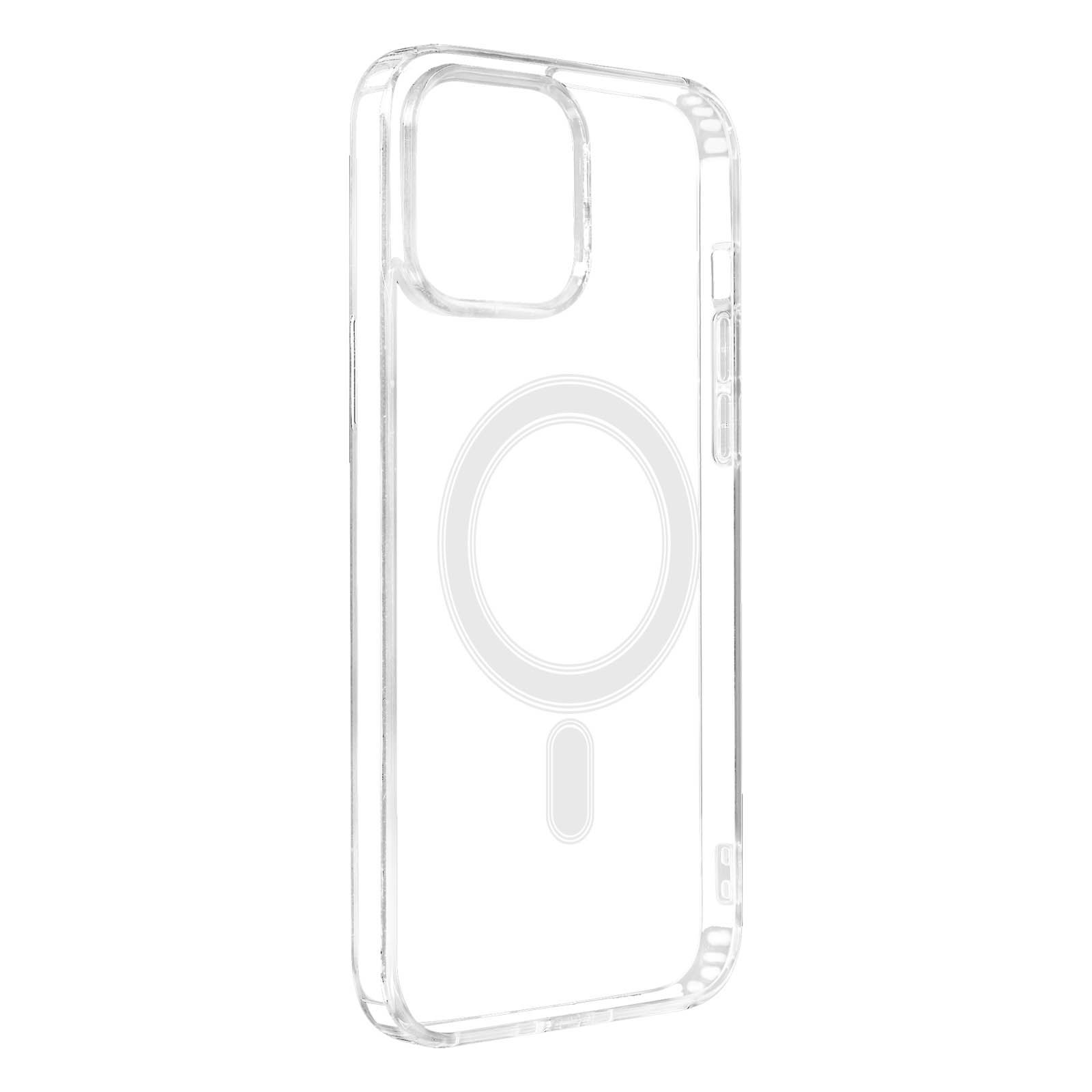 Coque IPhone Magnétique MagSafe Transparente - Compatible IPhone 11 à 17, Protection Anti-choc