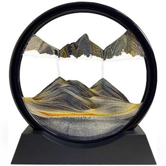 HAMON Images De Sable 3D Dynamique – Cadre 17x23 Cm, Paysage Qui Tourne, Déco De Bureau
