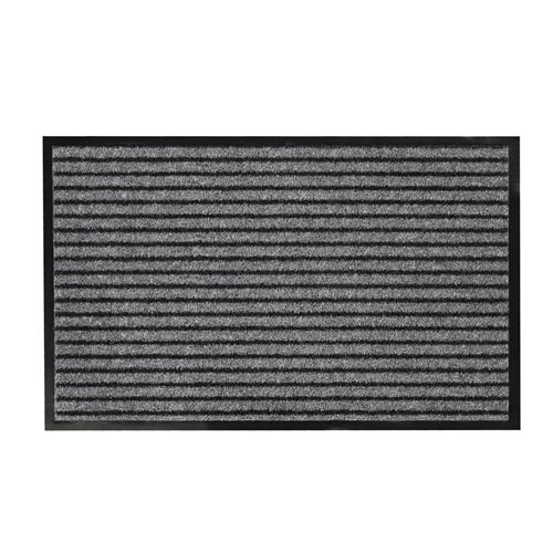 Non Communiqué Gris Tapis D'entrée Anti-Poussière "Toscan" 50X80cm Noir &