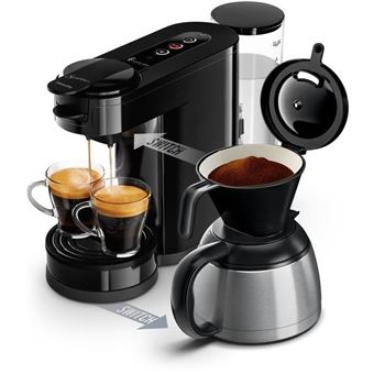 Machine à café 2 en 1 Philips Senseo Switch HD6592/65 1L, 2000 W, noir intense - 1