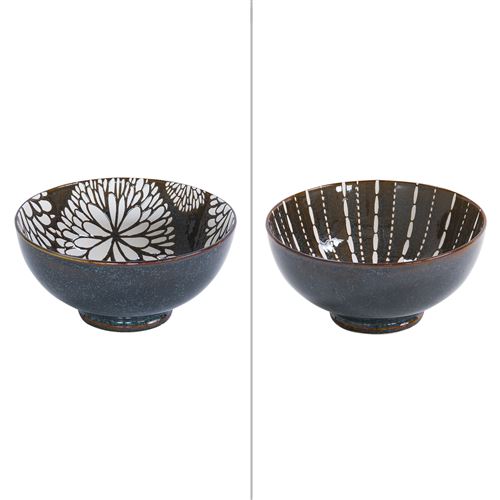 Non Communiqué Marron Saladier Penjab Brun 20 Cm (1 Modèle Aléatoire) - Table Passion - Porcelaine
