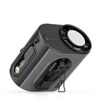 NEOZHOU Ventilateur à clip ceinture portable – 3 vitesses, rechargeable, mains libres, longue autonomie