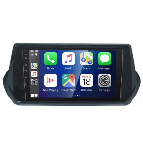 Gearelec Autoradio 9 Pouces Android pour Peugeot 508 2019-2021 - Carplay Andriod Auto GPS Bluetooth RDS WiFi