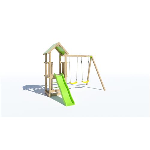 Aire de jeux en bois easy xplorer Trigano Jardin j-23503p1