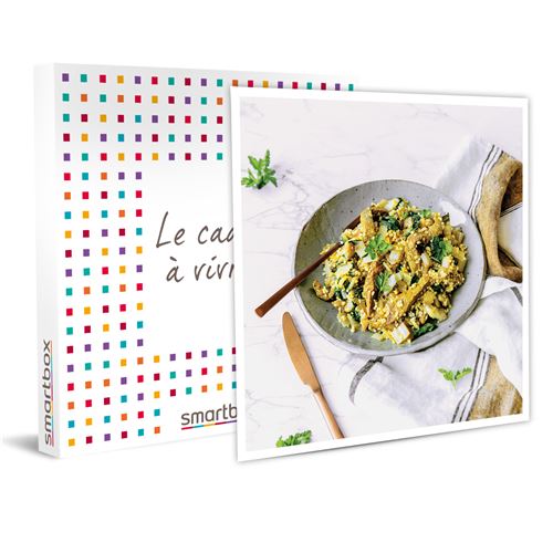 SMARTBOX - Coffret Cadeau Panier à cuisiner Recettes et Cabas pour 2 personnes avec 4 délicieuses recettes-Gastronomie