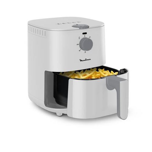 Moulinex Friteuse Sans Huile, 3,5 L, Haute Précision, Compacte, Polyvalente, Écoénergétique, Air Fryer, Easy Fry Essential Ez130A20