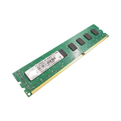 Barrette Mémoire 2Go RAM DDR3 G.Skill F3-10600CL9D-4GBNT DIMM PC3-10600