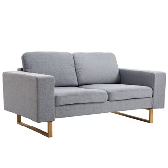 Canapé 2 Places Design Contemporain 160l X 82l X 78h Cm