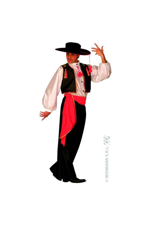 WIDMANN Costume Flamenco Espganol - Multicolores - L