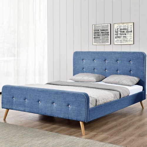 Lit scandinave - 180x200 - Bleu