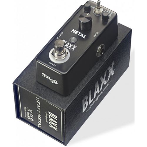 Blaxx BX-METAL - Mini pédale Heavy Métal pour guitare
