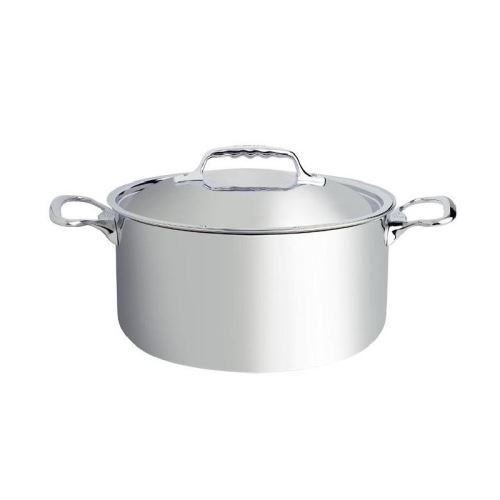 DE BUYER Faitout Affinity avec couvercle - Inox - Diametre : 20 cm