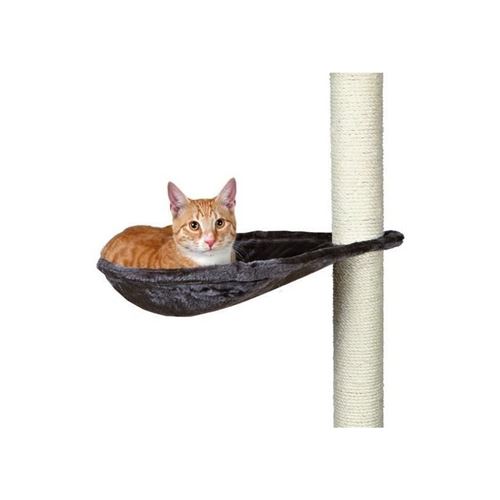 Trixie Gris Platinium Hamac - Nid Xl Pour Griffoir Pour Chat Peluche O 40 Cm