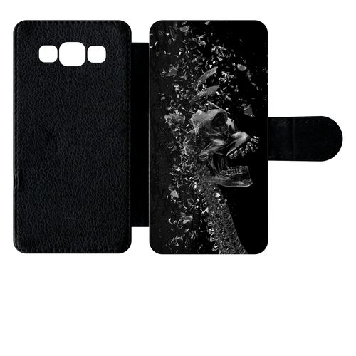 Etui À Rabat Samsung Galaxy A5 Squelette Verre Bris