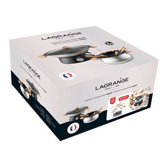 Lagrange Wok & Fondue Classic - Fondue / wok électrique - 900 Watt
