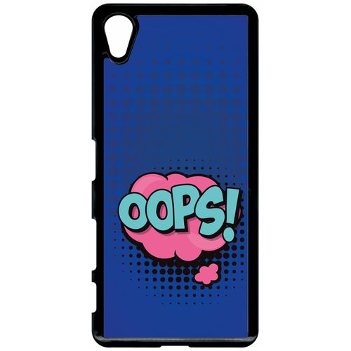 Coque Sony Xperia X Oops Fond Bleu Lectrique
