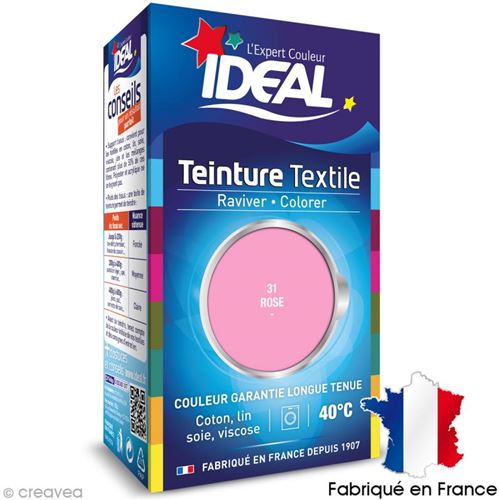 Teinture Tissu Idéal liquide rose 31 mini