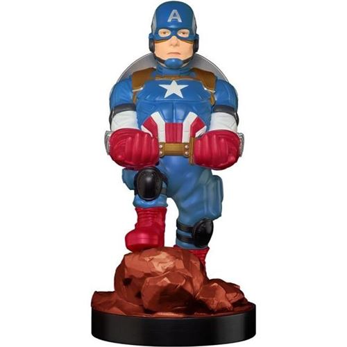 exquisite gaming figurine support et recharge manette - cable guy captain america