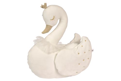 Peluche Nicotoy cygne Blanc