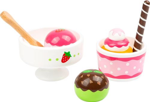 Small Foot jouet nourriture Glace bois junior 7-pièces