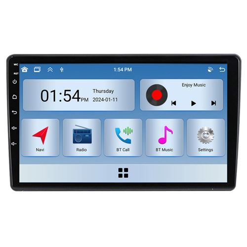 Autoradio RoverOne® Bluetooth CarPlay 2 Din 6Go RAM 128Go ROM pour VW Golf Polo Tiguan Passat Amarok Bora Scirocco