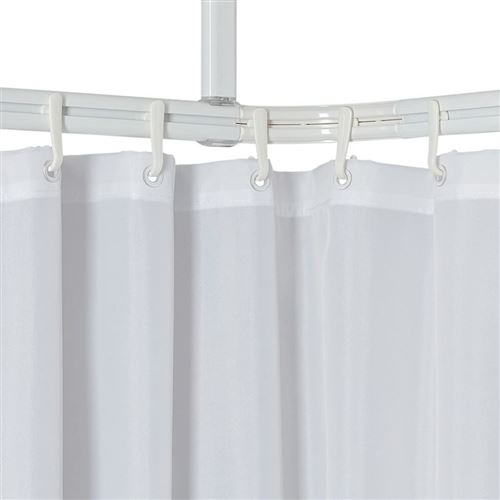 Sealskin Ensemble de rail de rideau de douche Easy-Roll Blanc