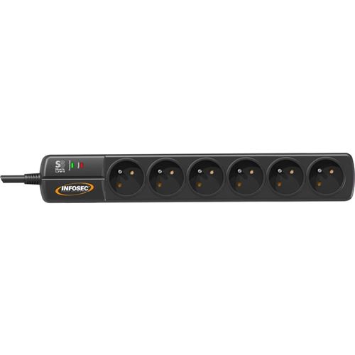 INFOSEC S6 Black Line II - protection contre les surtensions - 2500 Watt