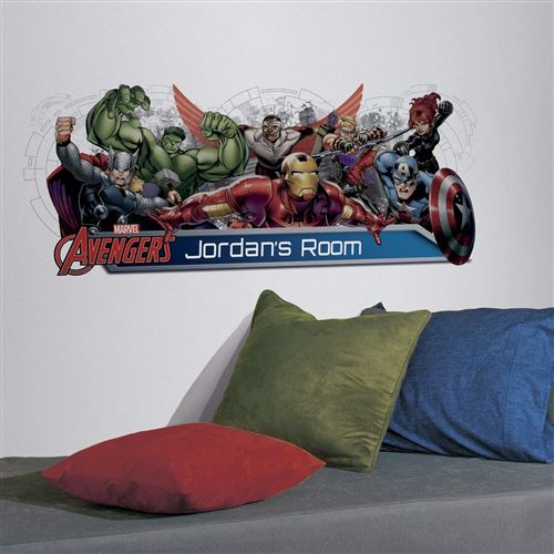 RoomMates RMK2240GM The Avengers personnalisation tête de lit et de décorations murales