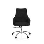 Chaise de bureau siège pivotant SHAKE 100 tissu noir hjh OFFICE Chaise de bureau siège pivotant SHAKE 100 tissu noir hjh OFFICE