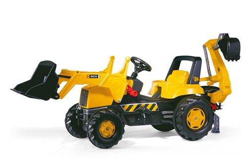 Rolly Toys Tracteur à pédales RollyJunior jaune JCB