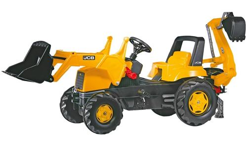 Rolly Toys Tracteur à pédales RollyJunior jaune JCB