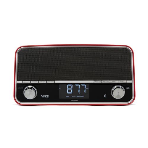 Nikkei Retro NPR450RD - Klokradio - rood