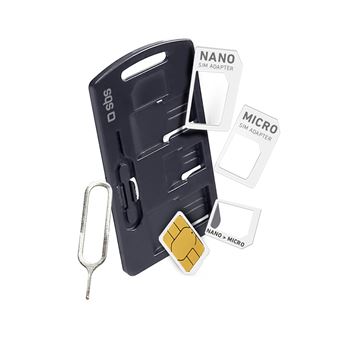 SBS TEKITSIMADAPTK - Kit d'adaptateurs de carte SIM pour téléphone portable