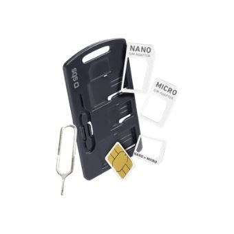 SBS TEKITSIMADAPTK - Kit d'adaptateurs de carte SIM pour téléphone portable