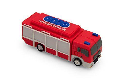 Pompier Camion de pompier Clé USB 3D rüstwagen 16 Go